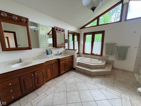 Primary bathroom at 3401 E Loretta Drive, Indianapolis, IN