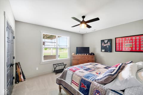 Bedroom at 18295 Lakes End Drive, Westfield, IN