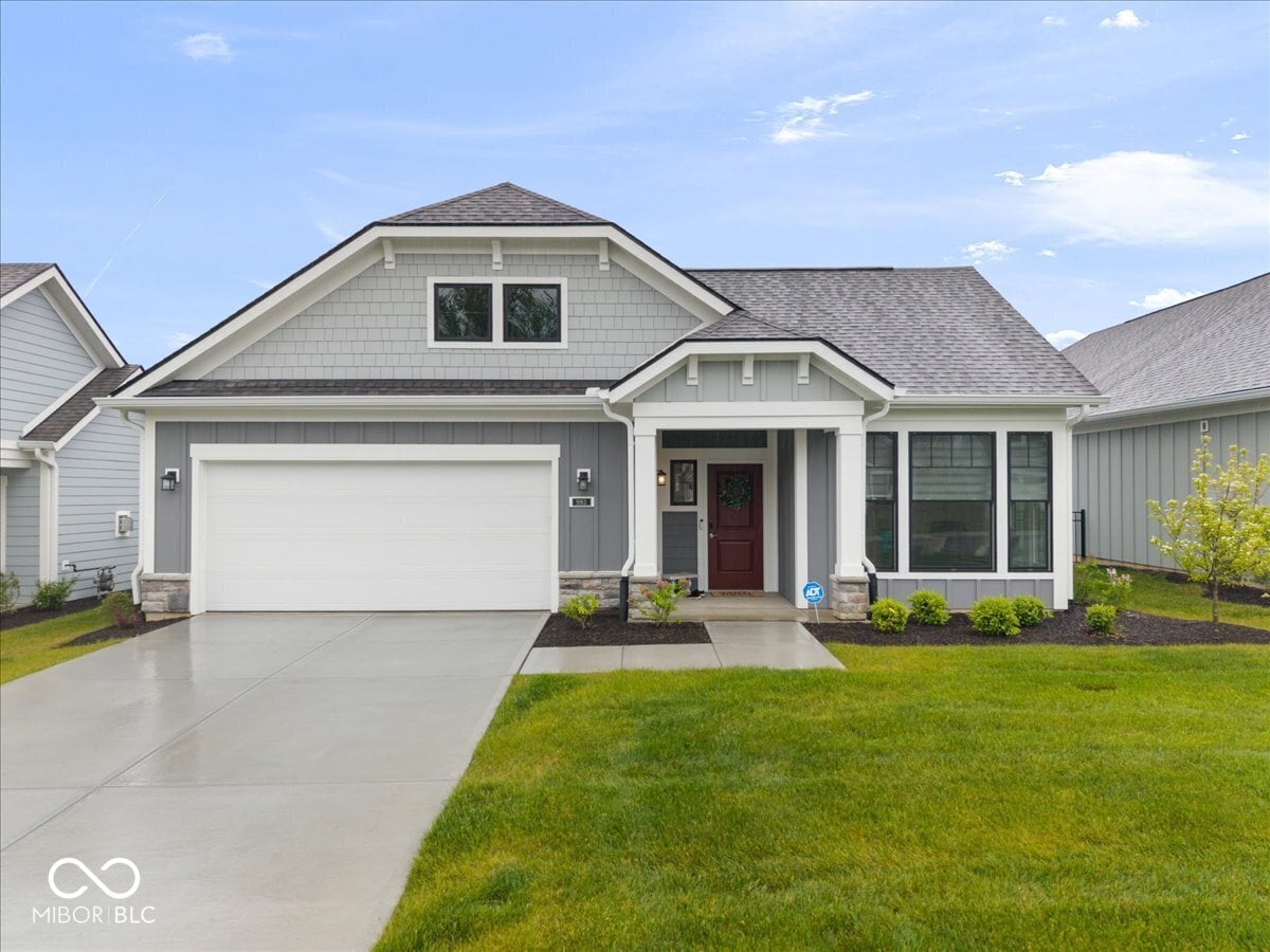 Front exterior at 9163 Bryce Circle, Zionsville, IN