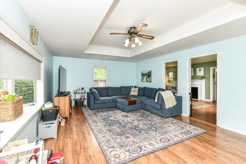 Living room at 6502 Homestead Drive, Indianapolis, IN