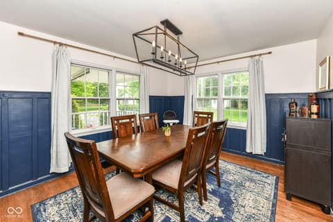 Dining room at 6502 Homestead Drive, Indianapolis, IN