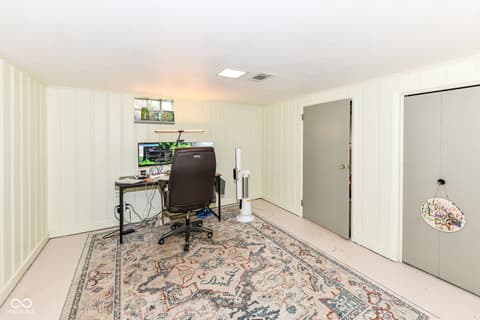 Home office at 6502 Homestead Drive, Indianapolis, IN
