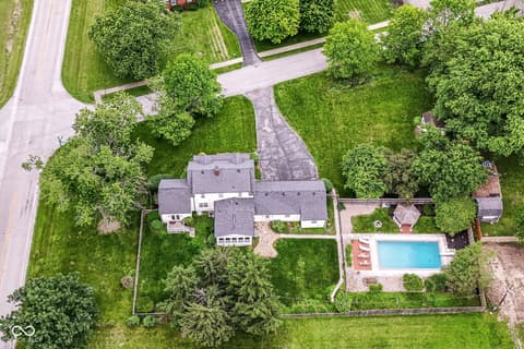 Aerial view at 6502 Homestead Drive, Indianapolis, IN