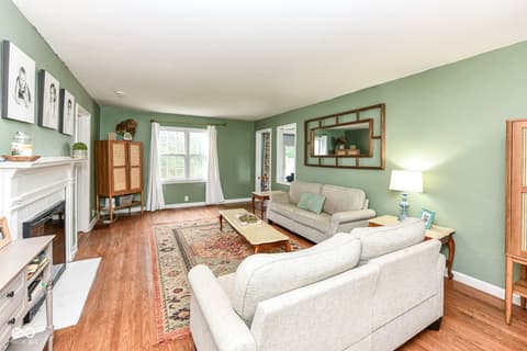 Living room at 6502 Homestead Drive, Indianapolis, IN