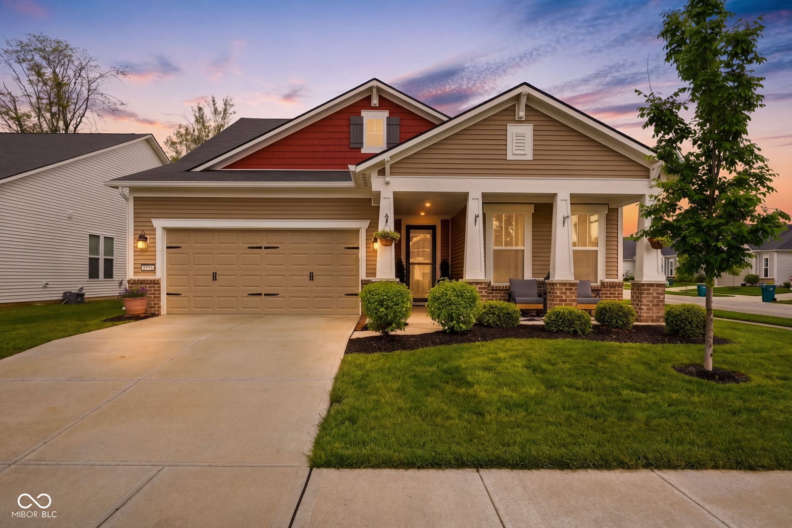 Front exterior at 4628 Cleome Drive, Plainfield, IN