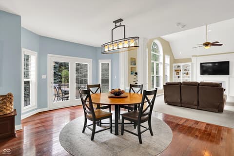 Dining room at 10587 Proposal Pointe Way, Fishers, IN
