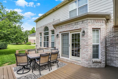 Backyard at 10587 Proposal Pointe Way, Fishers, IN