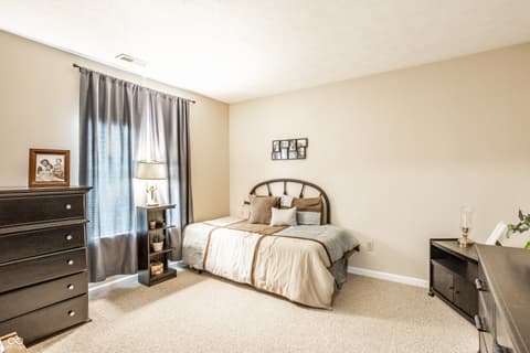Primary bedroom at 9845 Worthington Boulevard, Fishers, IN