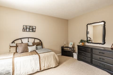 Primary bedroom at 9845 Worthington Boulevard, Fishers, IN