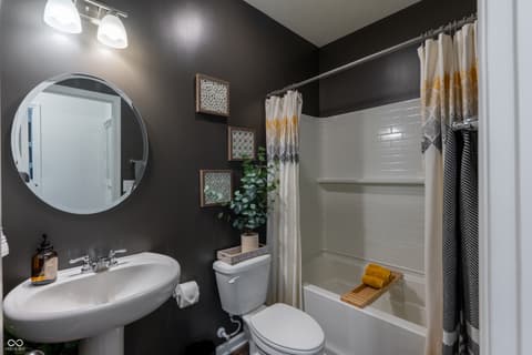 Bathroom at 604 Donegal Drive, Pendleton, IN
