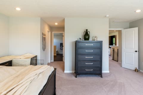 Primary bedroom at 604 Donegal Drive, Pendleton, IN