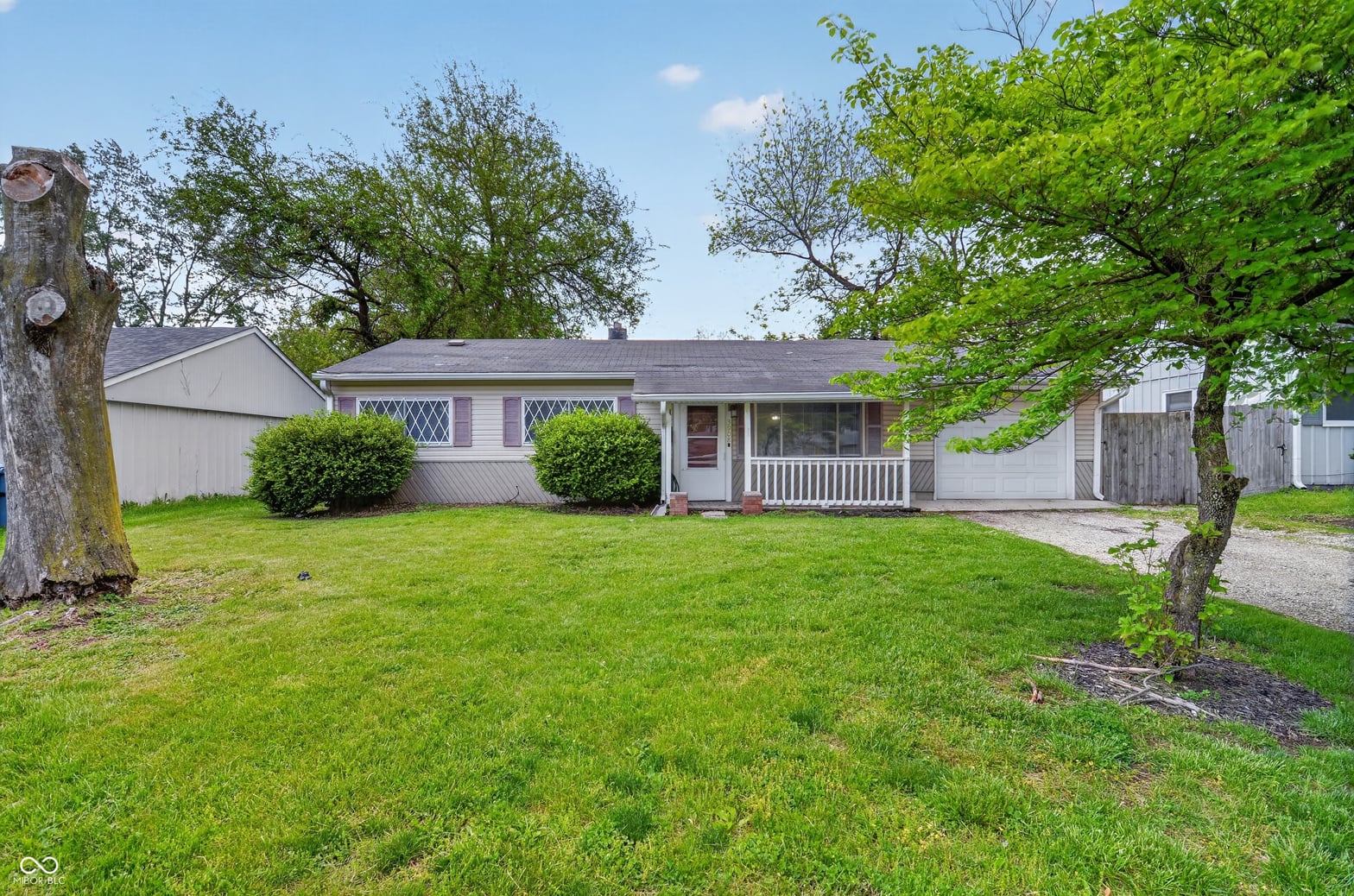 Front exterior at 3908 N Mitthoefer Road, Indianapolis, IN