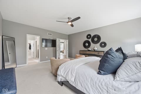Primary bedroom at 1567 Windview, Brownsburg, IN