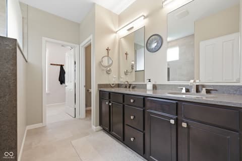 Primary bathroom at 1567 Windview, Brownsburg, IN