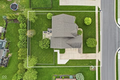 Aerial view at 1567 Windview, Brownsburg, IN
