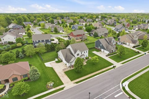 Aerial view at 1567 Windview, Brownsburg, IN