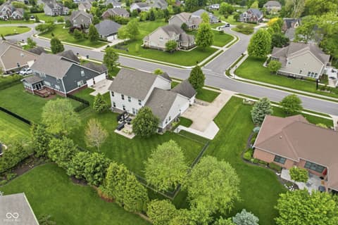 Aerial view at 1567 Windview, Brownsburg, IN