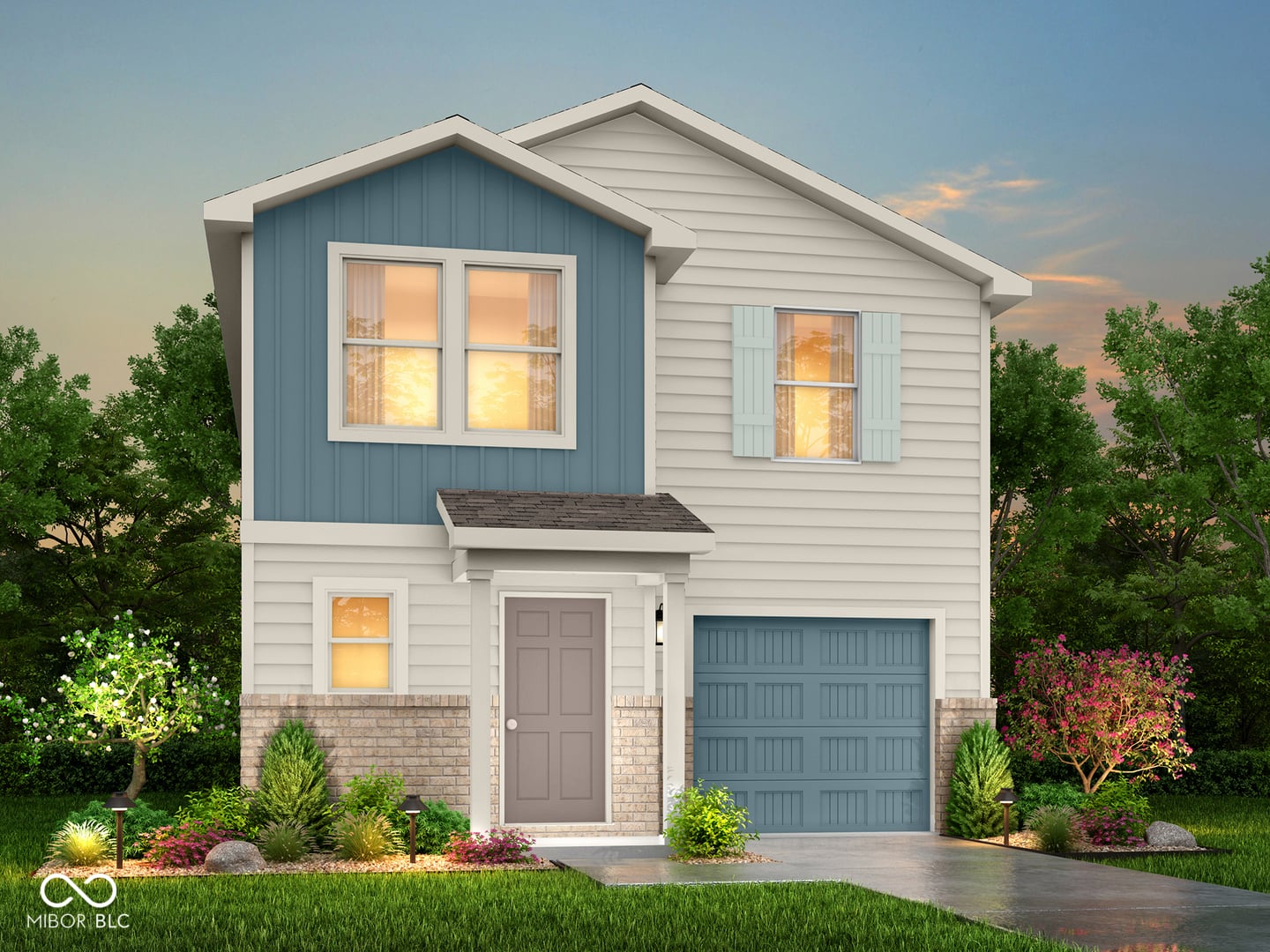 Front exterior at 2516 Walker Place, Indianapolis, IN