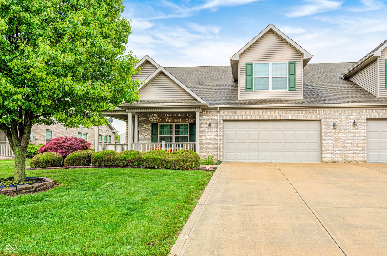 Front exterior at 1664 Magnolia Drive, Greenwood, IN