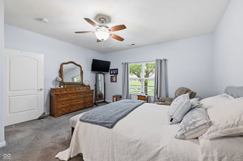 Primary bedroom at 1664 Magnolia Drive, Greenwood, IN