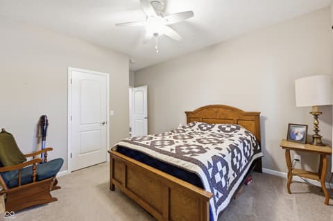 Bedroom at 1664 Magnolia Drive, Greenwood, IN