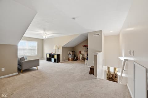 Family room at 1664 Magnolia Drive, Greenwood, IN
