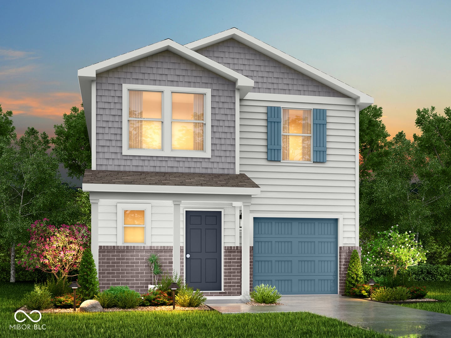 Front exterior at 2535 Walker Place, Indianapolis, IN