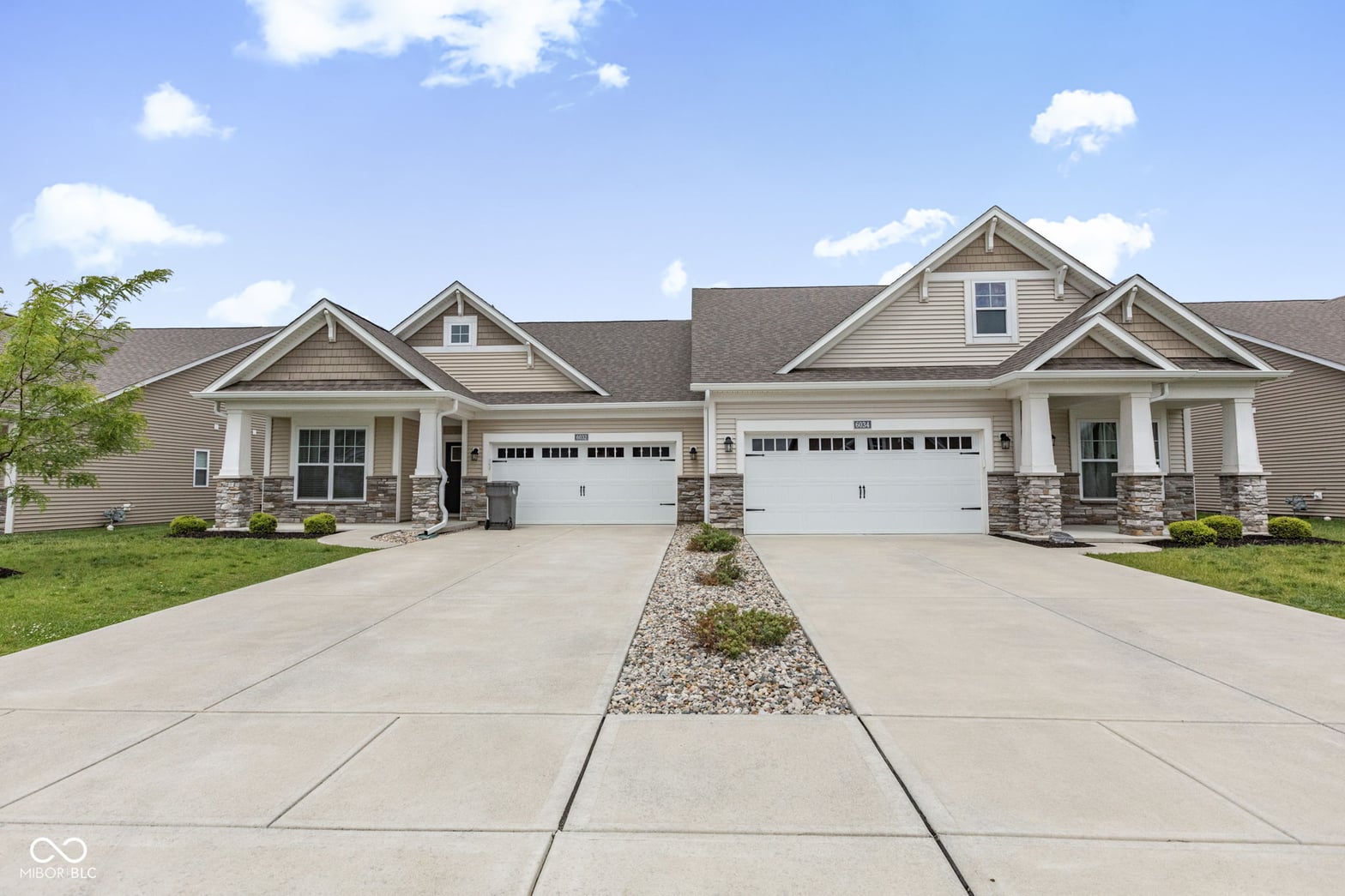 Front exterior at 6032 Rockdell Drive, Indianapolis, IN