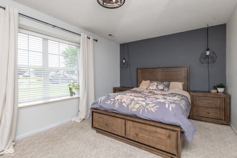 Bedroom at 221 Creekside Court, Whiteland, IN