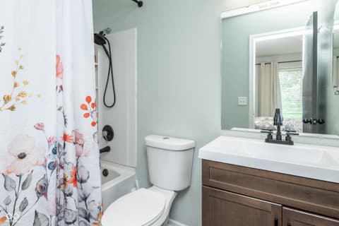 Bathroom at 221 Creekside Court, Whiteland, IN