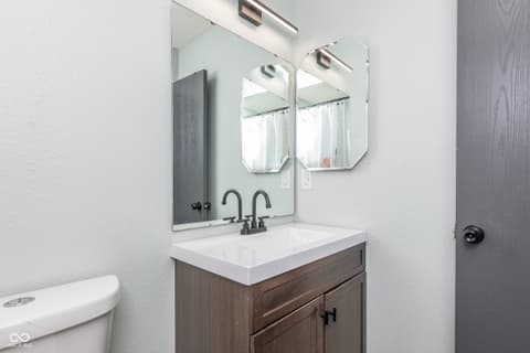 Bathroom at 221 Creekside Court, Whiteland, IN