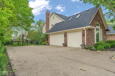 Front exterior at 3172 Smokey Ridge Lane, Carmel, IN