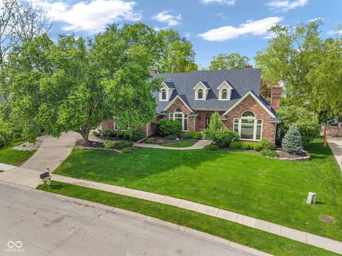 Front exterior at 3172 Smokey Ridge Lane, Carmel, IN