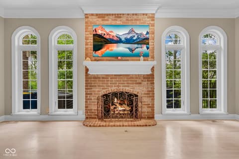 Living room at 3172 Smokey Ridge Lane, Carmel, IN