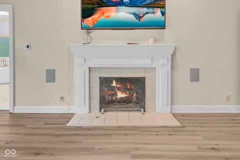Living room at 3172 Smokey Ridge Lane, Carmel, IN