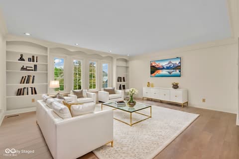Living room at 3172 Smokey Ridge Lane, Carmel, IN