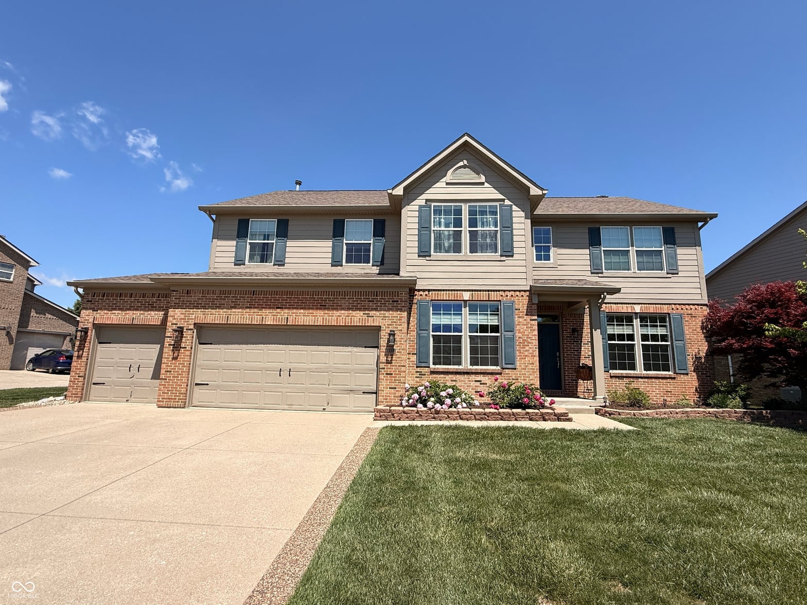 Front exterior at 4125 Hickory Ridge Boulevard, Greenwood, IN