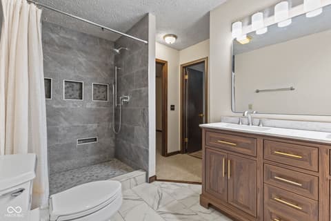 Bathroom at 5974 Oak Hill West Drive, Plainfield, IN