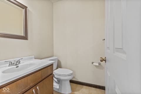 Bathroom at 5974 Oak Hill West Drive, Plainfield, IN