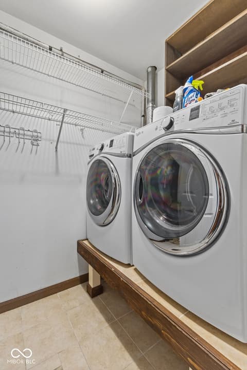 Laundry room at 5974 Oak Hill West Drive, Plainfield, IN
