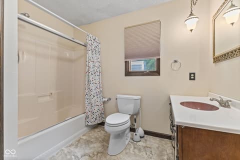 Bathroom at 5974 Oak Hill West Drive, Plainfield, IN