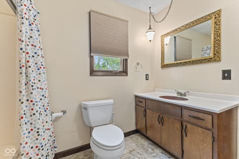 Bathroom at 5974 Oak Hill West Drive, Plainfield, IN