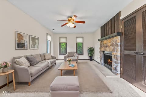 Bonus room at 5974 Oak Hill West Drive, Plainfield, IN