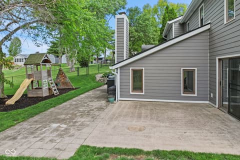 Outdoor living area at 5974 Oak Hill West Drive, Plainfield, IN
