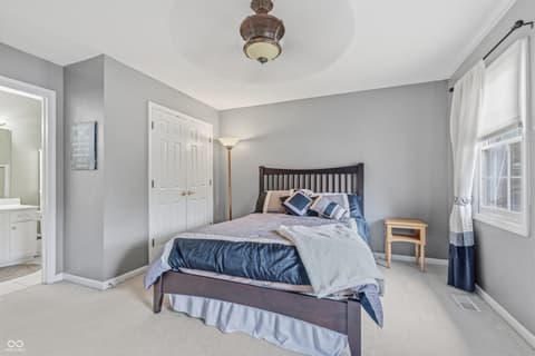 Primary bedroom at 13221 Griffin Run, Carmel, IN