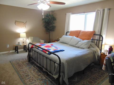 Primary bedroom at 982 Youngs Creek Drive, Franklin, IN
