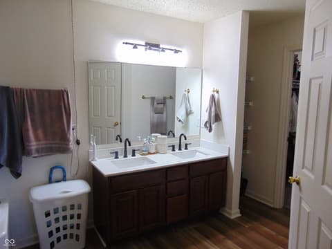 Primary bathroom at 982 Youngs Creek Drive, Franklin, IN