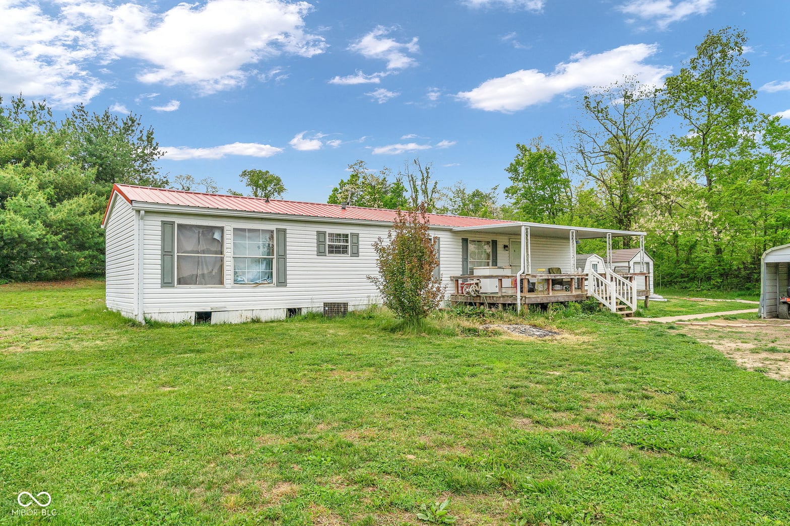 Front exterior at 1850 Mangus Road, Poland, IN
