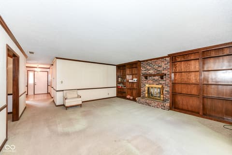Living room at 12346 Brompton Road, Carmel, IN