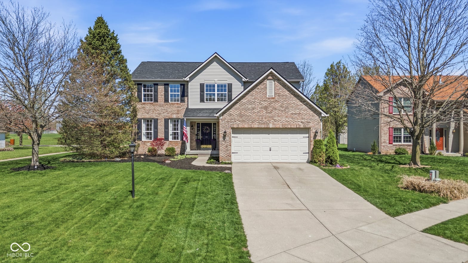 Front exterior at 7410 Giroud Drive, Indianapolis, IN